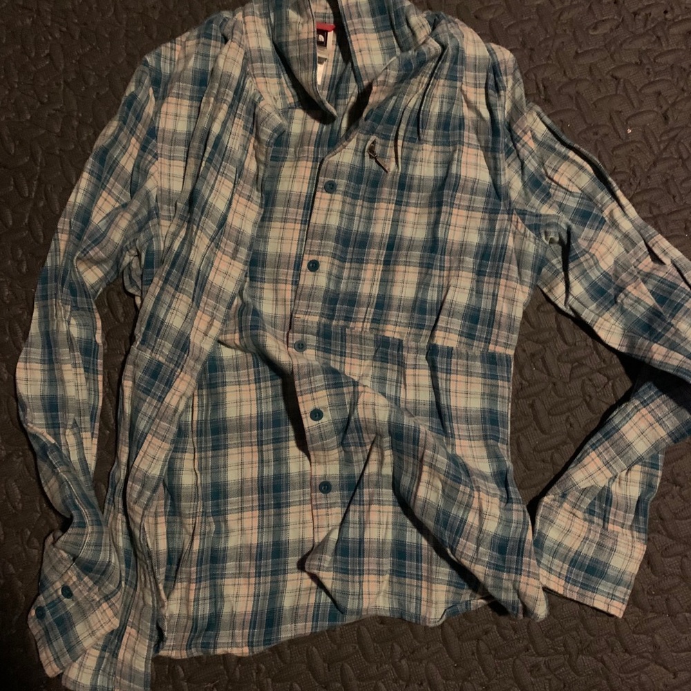 The North Face women’s flannel shirt